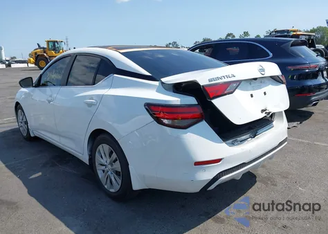 2022 Nissan Sentra S Xtronic Cvt z USA, uszkodzony, nr VIN 3N1AB8BV5NY259041